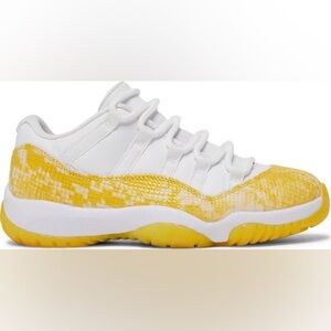 Sz various Wmns Air Jordan 11 Low 'Yellow Snakeskin'